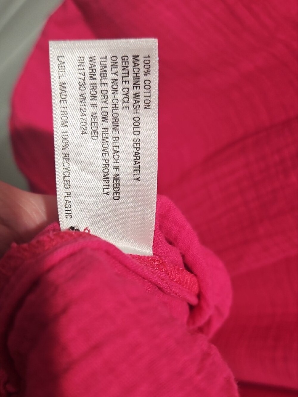 Universal Thread Hot Pink Puff-Sleeve Tiered Dress - Picture 11 of 11
